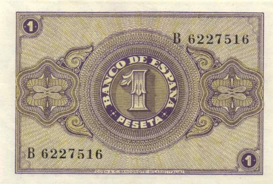 1 Peseta 1937